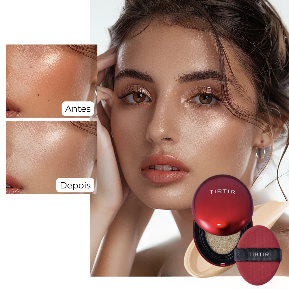 A Base Cushion Coreana 3 em 1 Que Ilumina, Protege e Esconde Todas as Imperfeições!