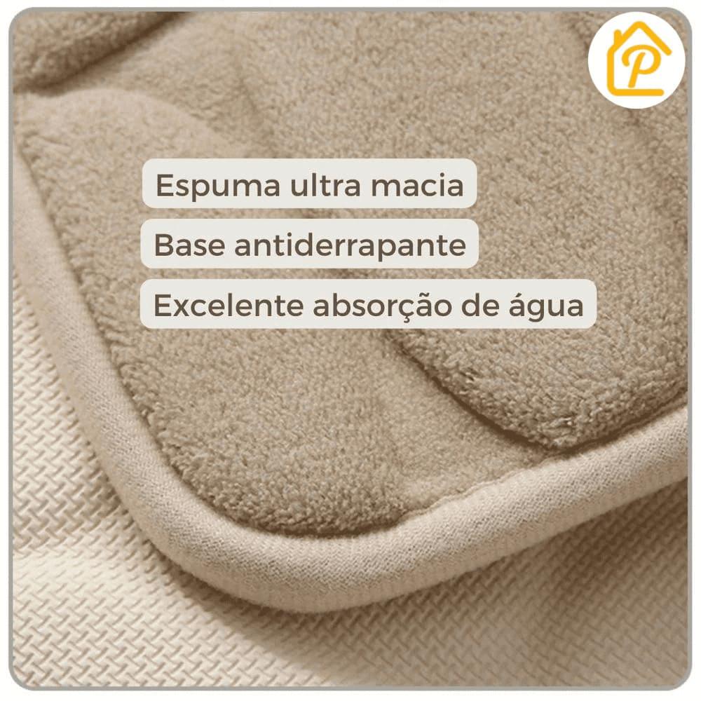 Tapete para Banheiro Antiderrapante Tech - PAGUE 1 LEVE 2 + Brinde Exclusivo