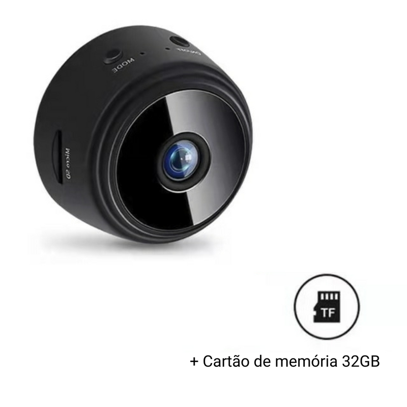 Mini Câmera Magnética HomeSafety® Wifi FullHD Original