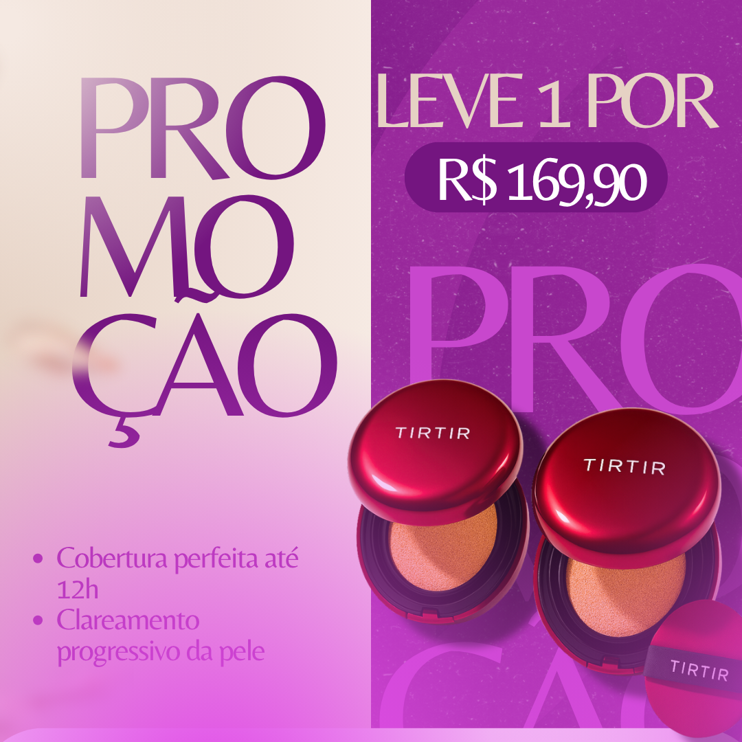 A Base Cushion Coreana 3 em 1 Que Ilumina, Protege e Esconde Todas as Imperfeições!